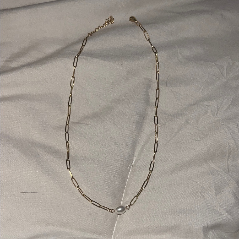 Chic Gold and Silver Chain Necklace